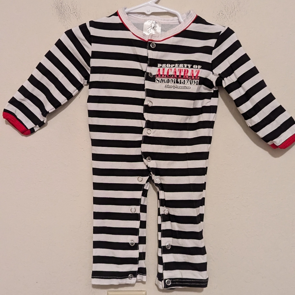 JK Alcatraz onsie size 6 months